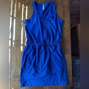 ATHLETA WOMEN’S ACTIVE DRESS WITH SHORTS - BLUE - SIZE 0